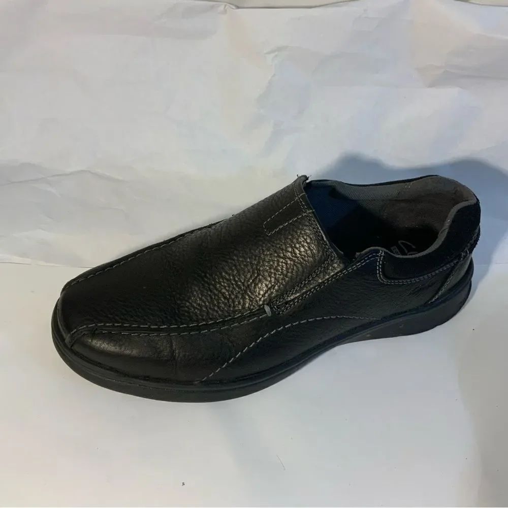 Clarks Collection Men's Loafers Black Soft Cushion Ortholite Size 11 M